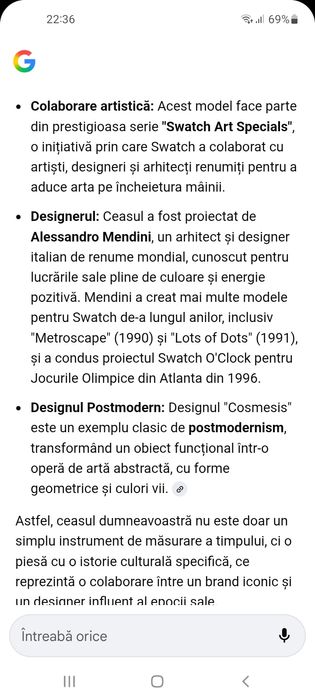 Vand ceas mai multe detalie aveti afisate.