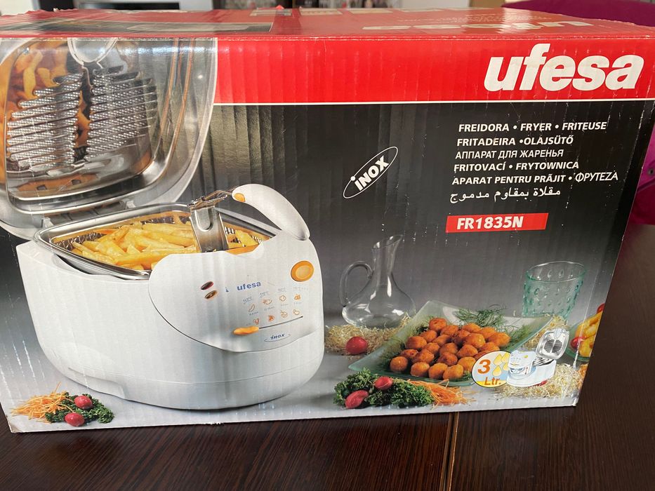 Friteuza cu ulei, din inox