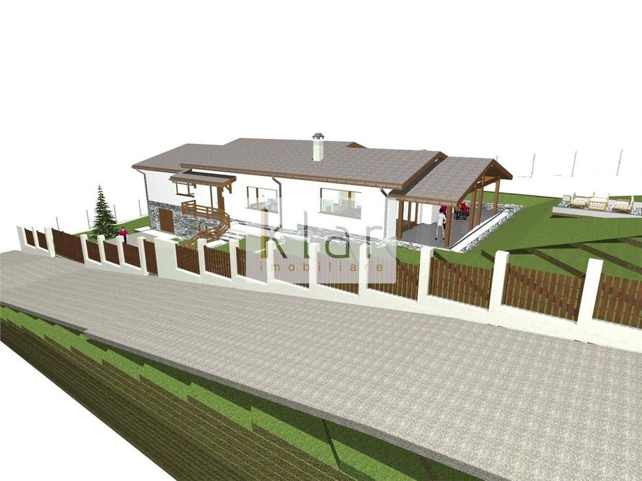 Casa mediteraneana  cu 1000 mp teren  zona Salistea Noua comision 0%