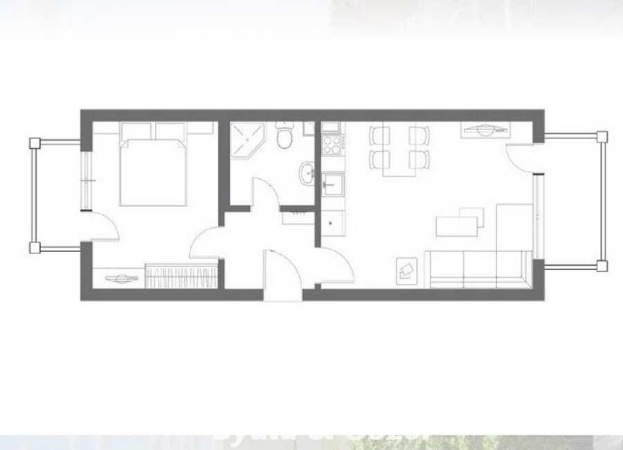 Двустаен апартамент в новострояща се сграда в гр.Бяла