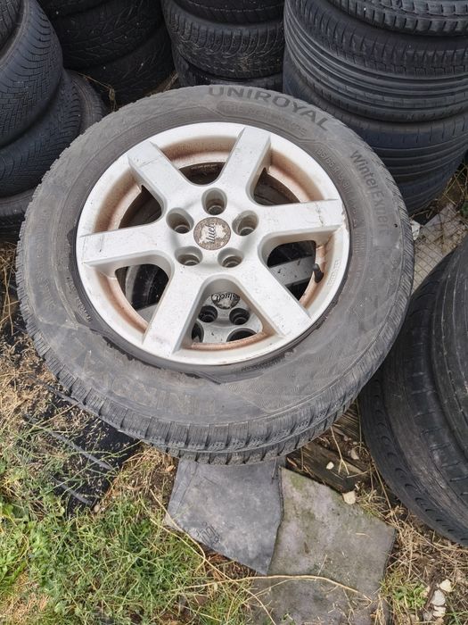 Roti de iarna jante aliaj cu anvelope 195.65.r15 pt golf 5x112
