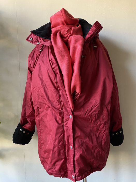 Дамско яке Оle в тъмночервено, L/ XL