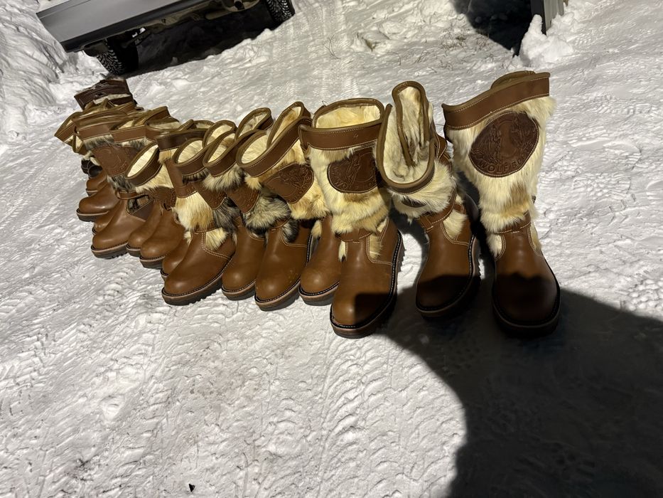 Натуралный кожанный унты с Монголий все размеры есть