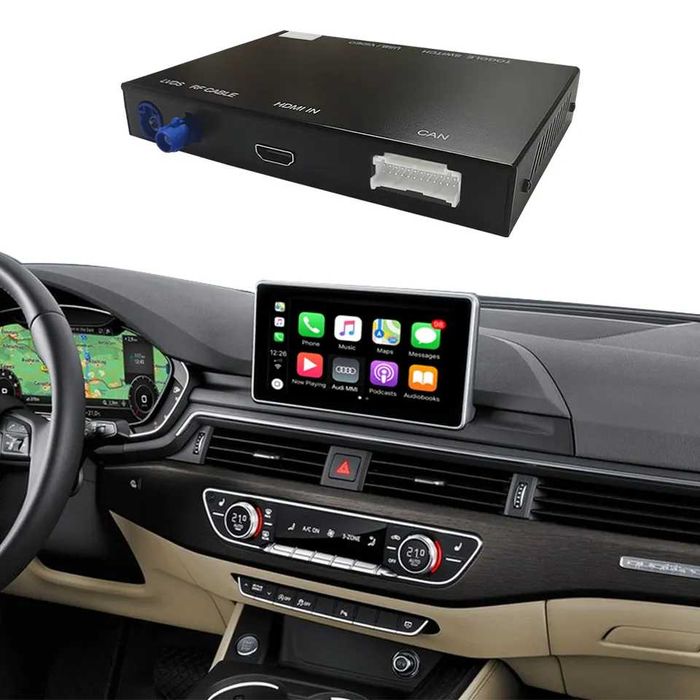 Modul Apple Carplay Android Audi Q1 Q3 Q5 Q7 Q8 Waze Youtube + CAMERA