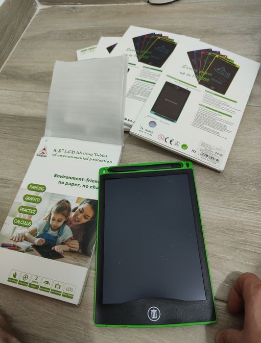 Tableta copii pentru scris și desenat / Verde ,Albastru ,Roz