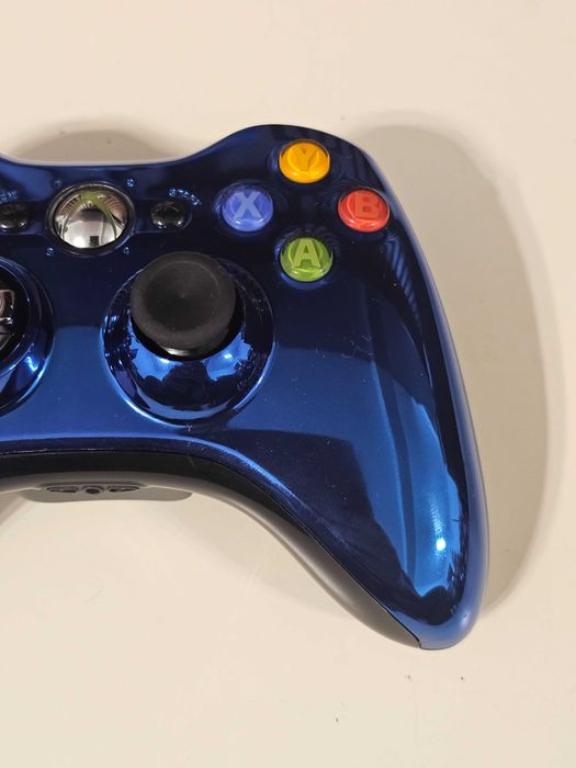 Controller Xbox 360 Editie limitata Metallic Chrome Blue
