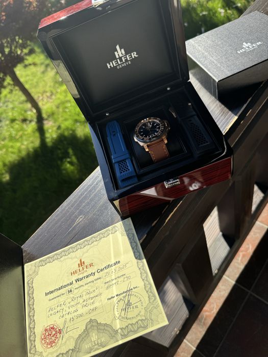 Helfer Royal Blue 45mm Nou