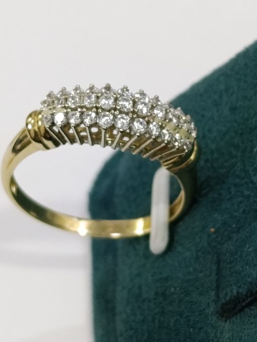 Золотое кольцо, новые бренды, Alfa gold .вес  2,88 гр. Проба