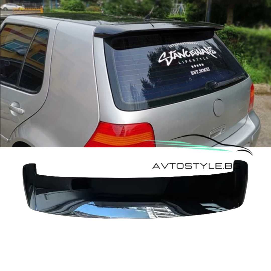 Спойлер за зад Стъкло VW Golf IV  Черен лак