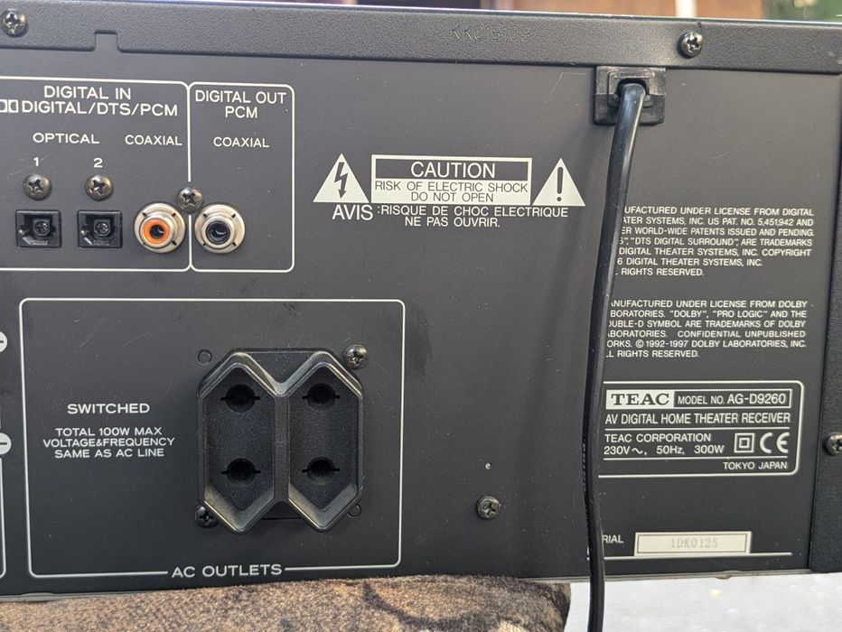 Amplificator TEAC AG-D9260