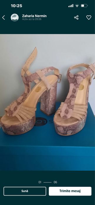 Sandale de vara marimea 36, 37, din piele naturala.