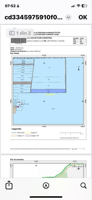 Vand teren agricol in Delta Dunarii, loc  Pardina, jud Tulcea