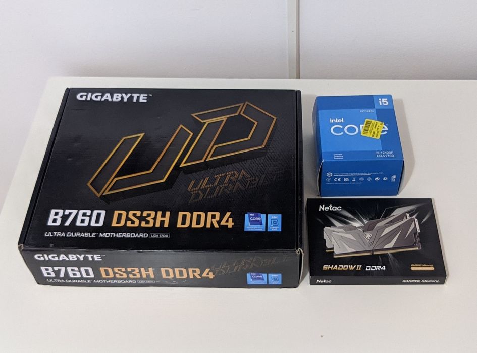 Kit i5 12400F B760 32GB DDR4