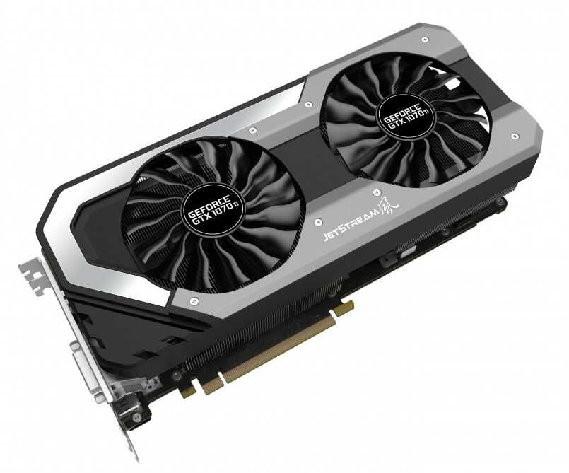 видеокарта Palit GeForce GTX 1070 Ti JetStream 8GB GDDR5 256bit