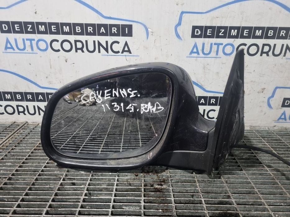 Oglinda stanga Porsche Cayenne 2002 - 2006 4 Usi NEGRU Z4 / C9Z (1131) Fara rabatare