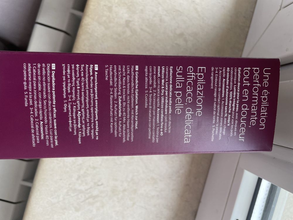 Philips epilator 8000