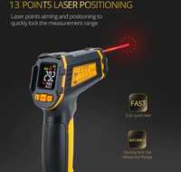 Termometru digital infrarosu profesional cu laser in 13 puncte
