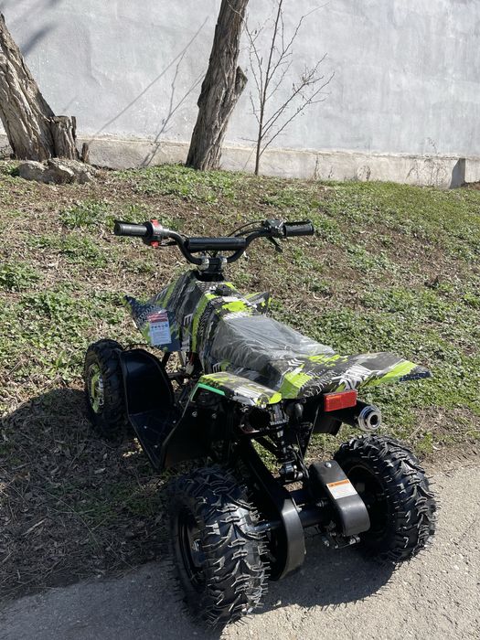 ATV Copii pe Benzina 49cc tip Tesla Pornire pe Buton Cutie Automata