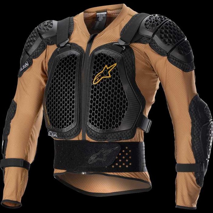 Мотокрос ризница ALPINESTARS BIONIC ACTION V2 Black/Brown/Grey