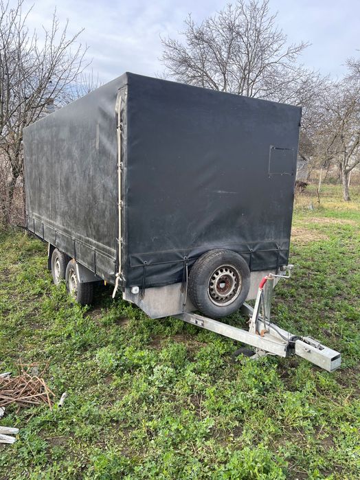 Remorcă cu prelată anssems -2 tone, 4 metri x 1,8 metri