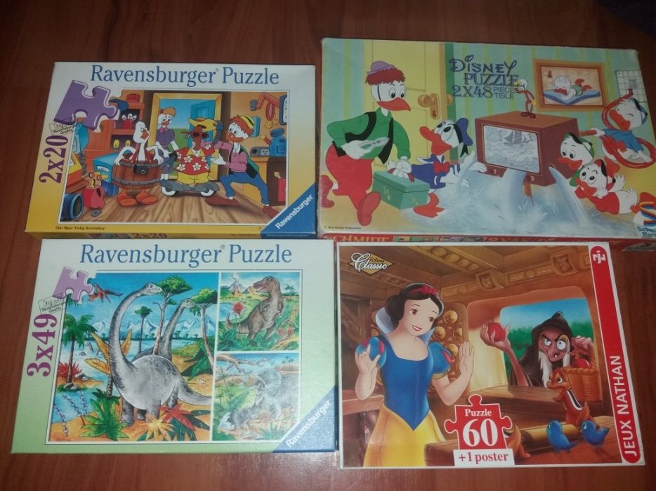 Puzzle vechi Ravensburger jocuri vechi pentru copii