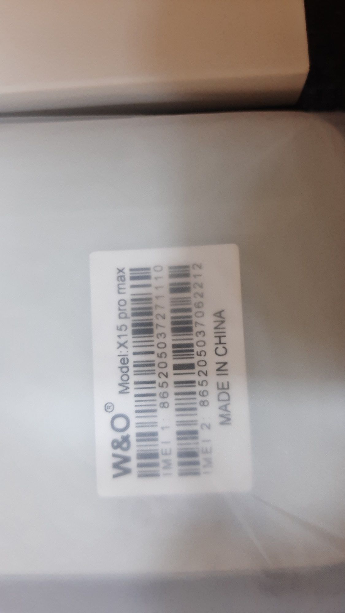 Smartfonlar W&O X 16 8/128 GB, X 15 pro max 4/64 GB