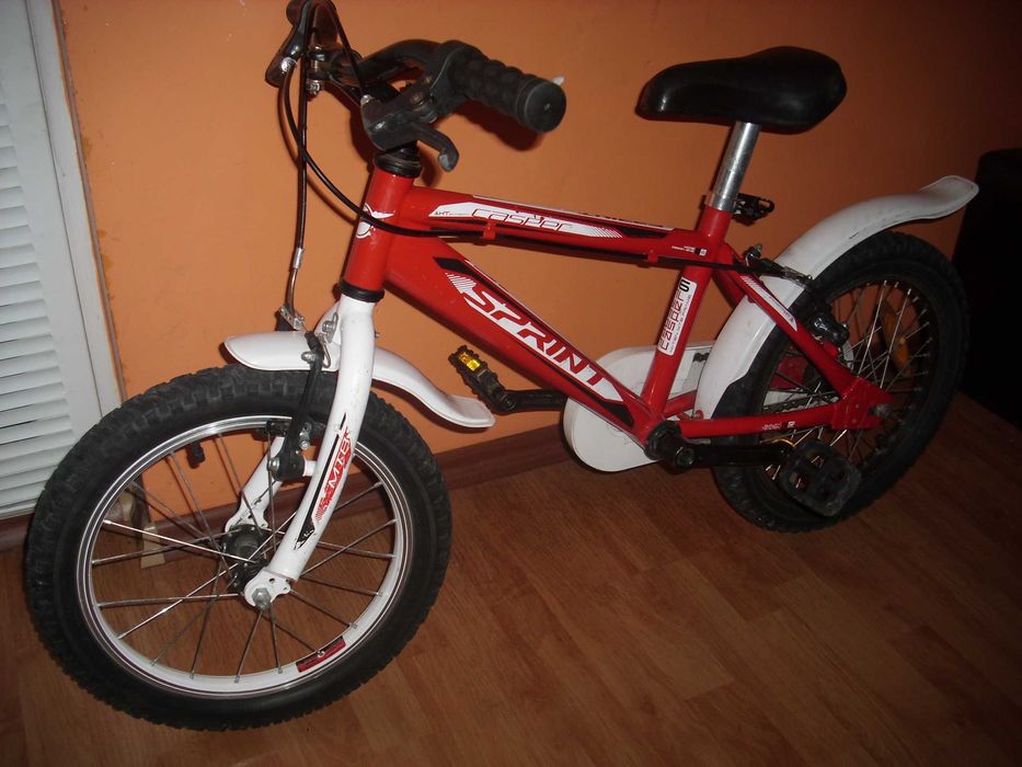 ИЗГОДНО Sprint 16" детски велосипед,колело със спомагателни.Промо цена