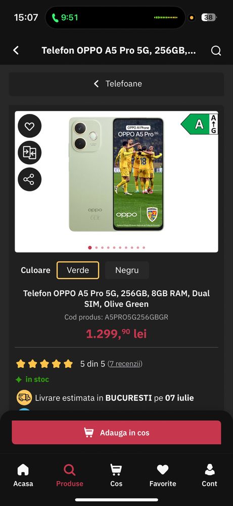 Oppo A5 pro 256 Gb 8G ram…5G