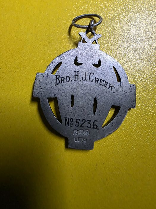 Medalie masonica argint