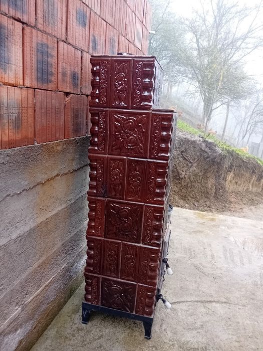 Vând sobă teracota 6 rânduri stare foarte, folosita puțin timp