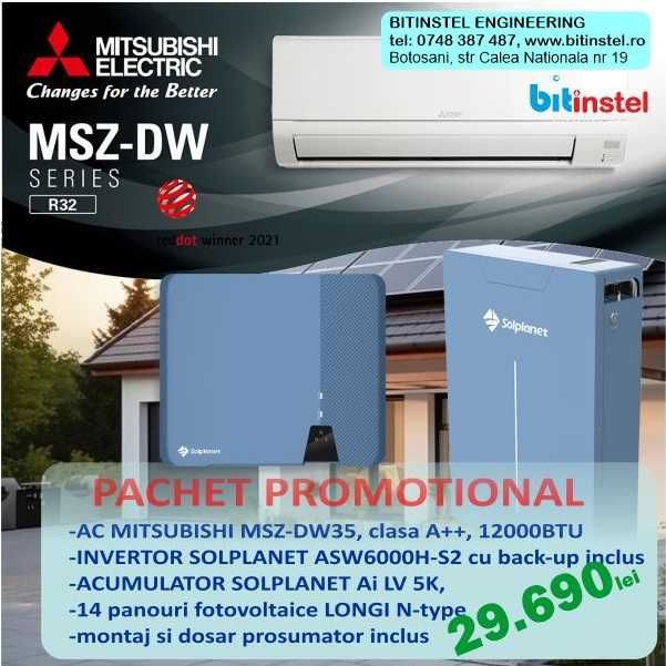 Pachet sistem fotovoltaic cu stocare