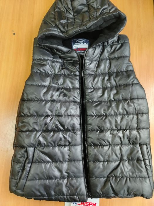 Тёплая жилетка на 7-10 лет