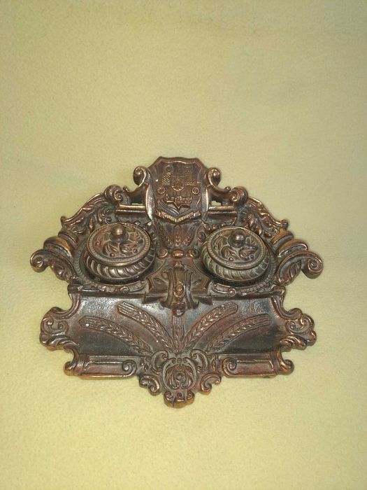 calimara bronz veche cu stema timisoara romania
