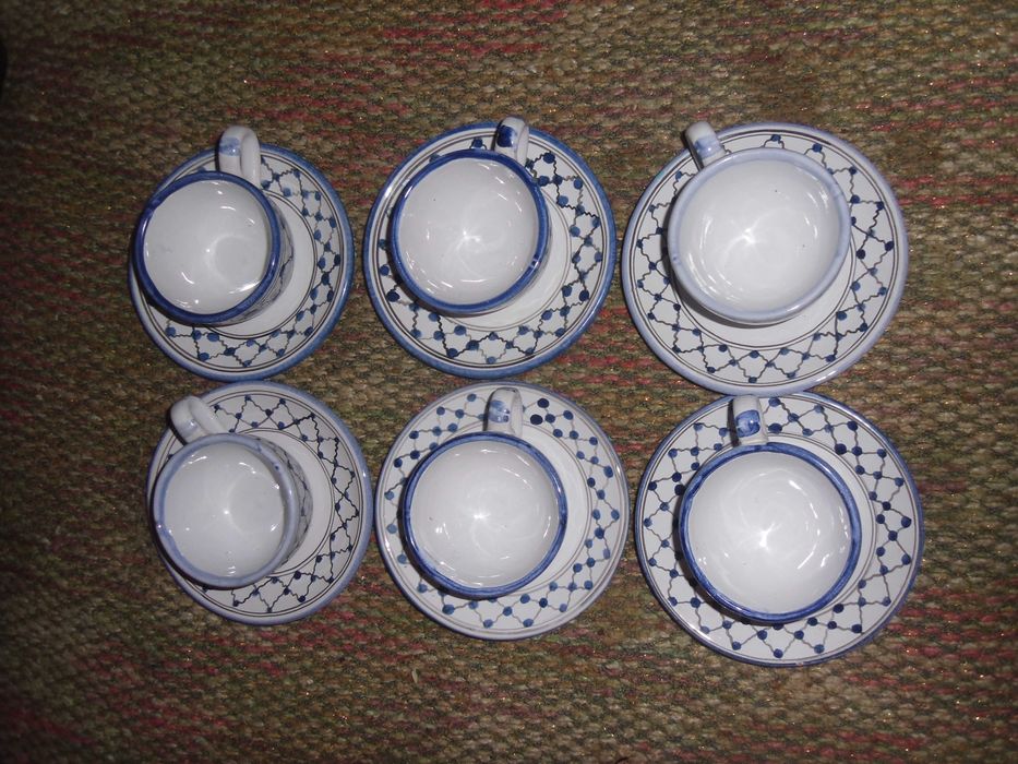 set 6 cesti  ceramice pictate