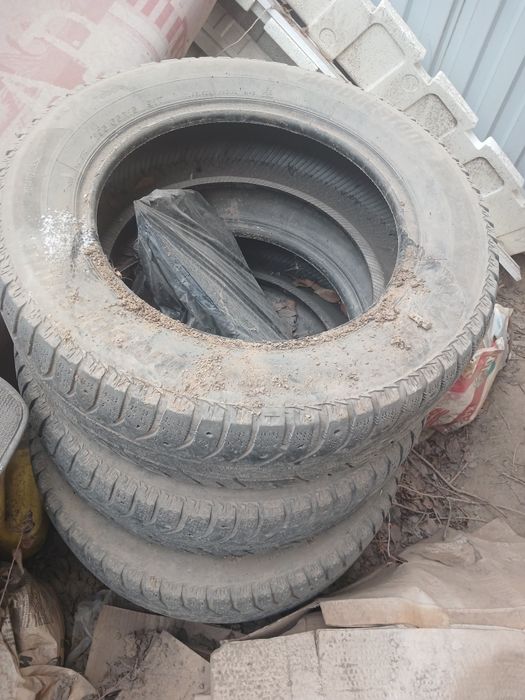 зимный покрышка б/у 195/65/15