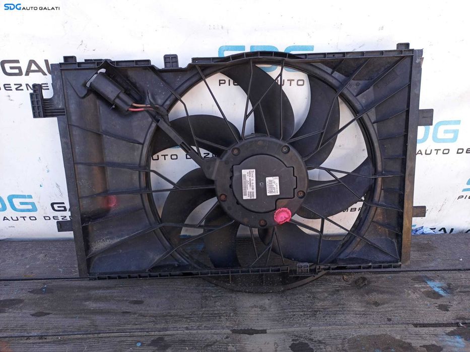 Ventilator Electroventilator Complet cu Releu Modul Mercedes Clasa C Class W203 Facelift 2.2 Diesel 2003 - 2006 Cod A2035400688 [X1145]