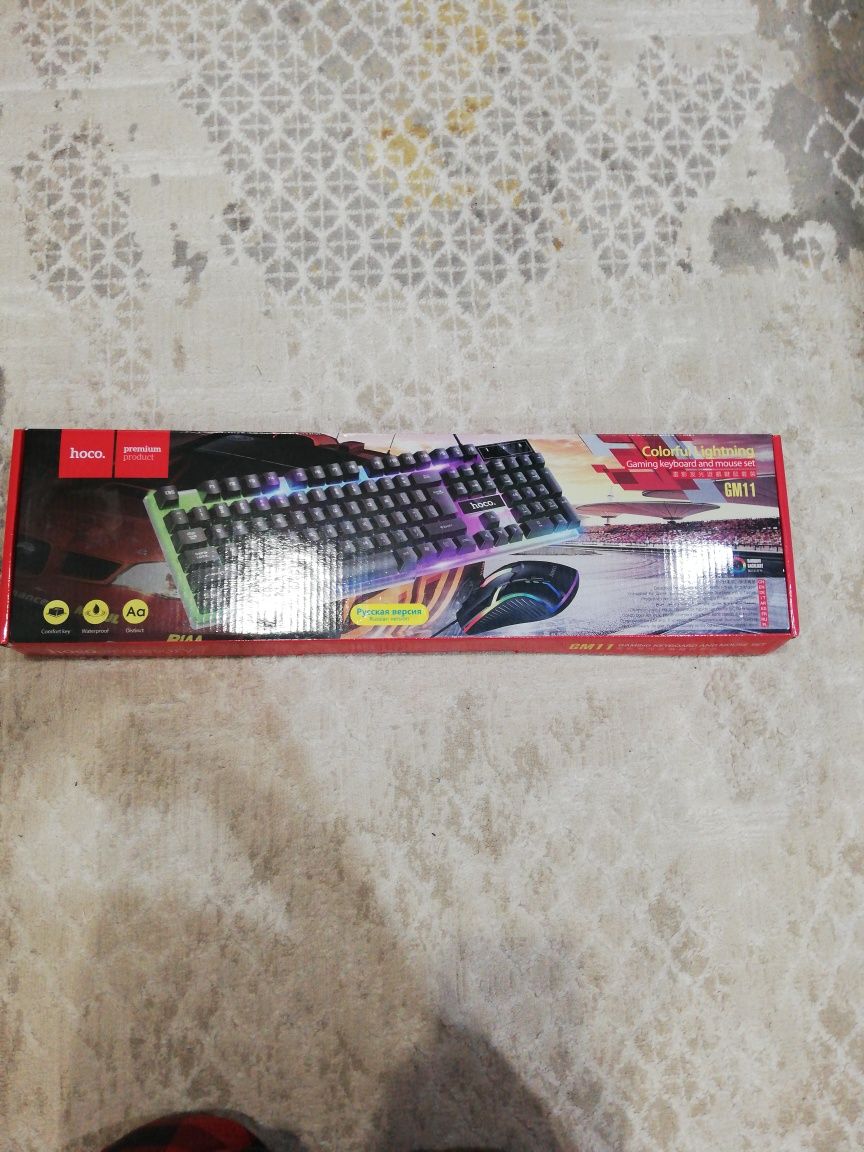 продам клавиатуру с мышкой Hoco gm11