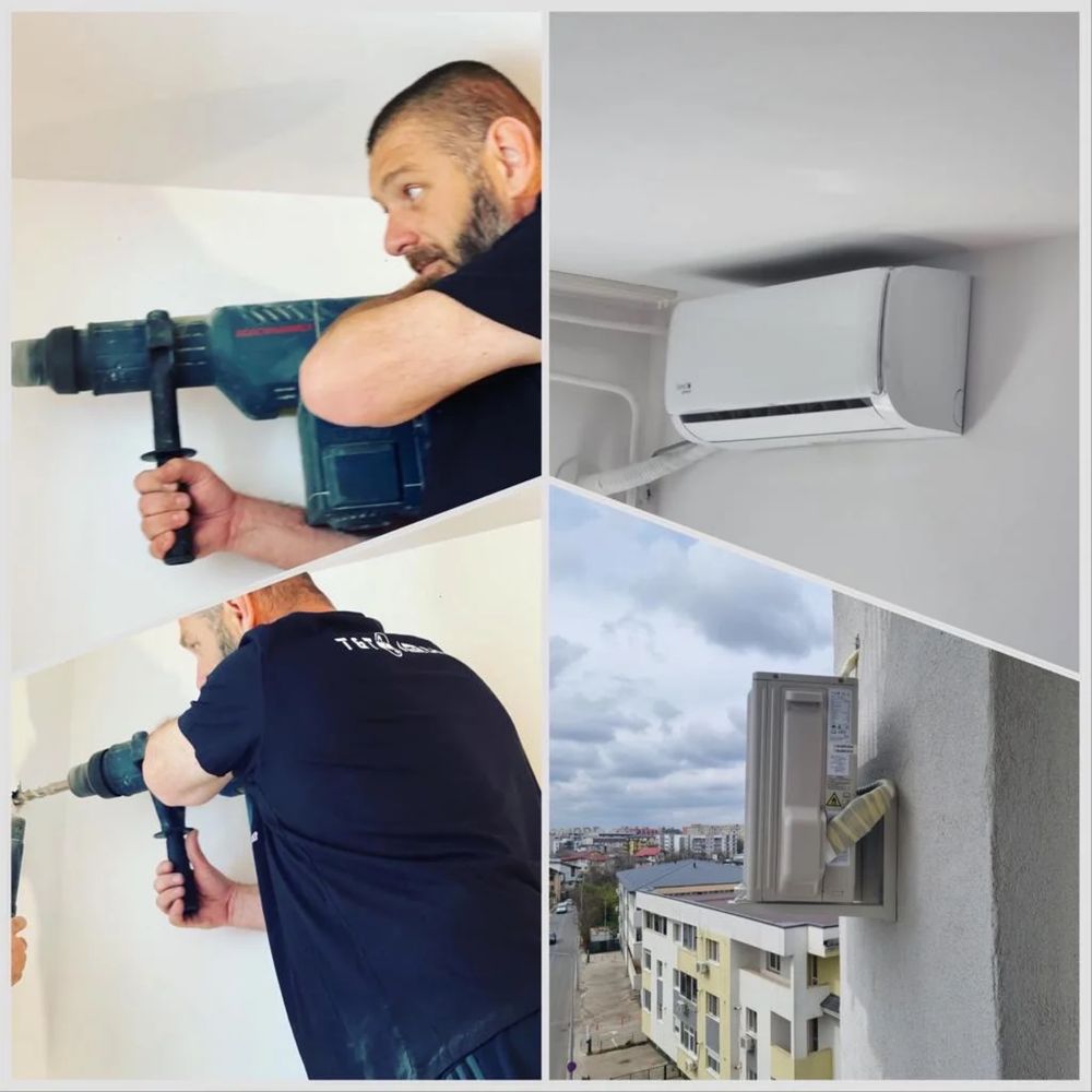Montaj Aer Conditionat-Igienizare-Icarcare freon-Instalare rapida