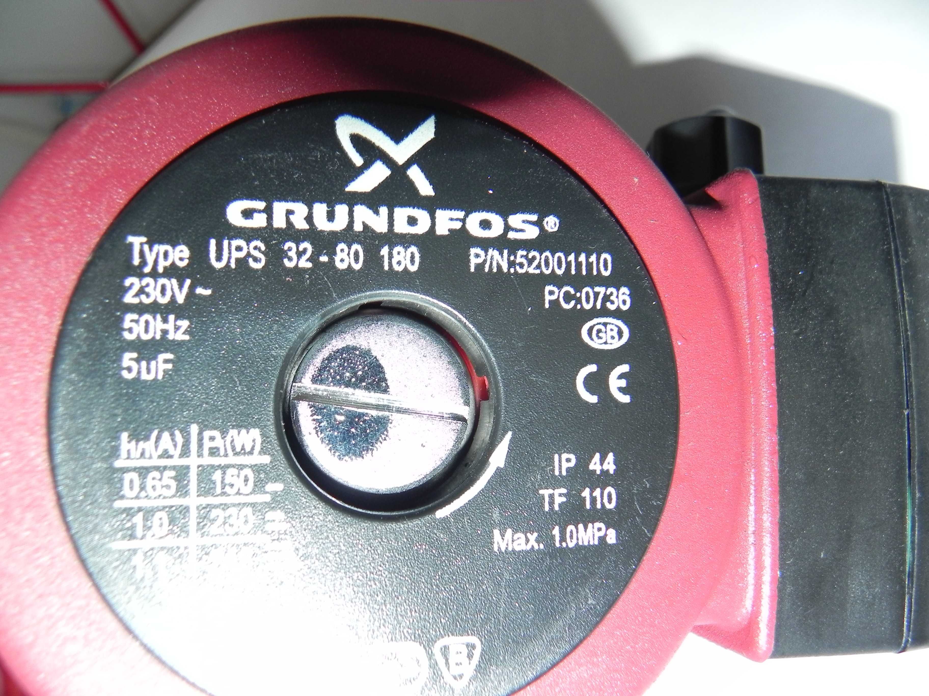Pompa Grundfos UPS 32 80 180 pentru recirculare apa centrale termice