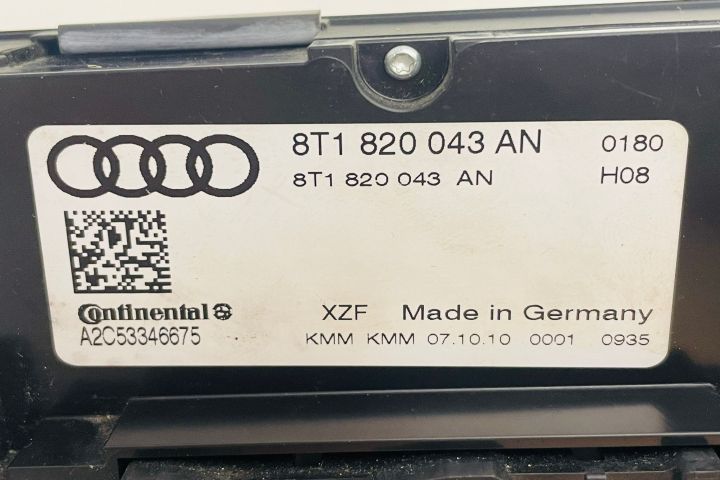 Panou climatronic  8T1820043AN Audi A5 8T
