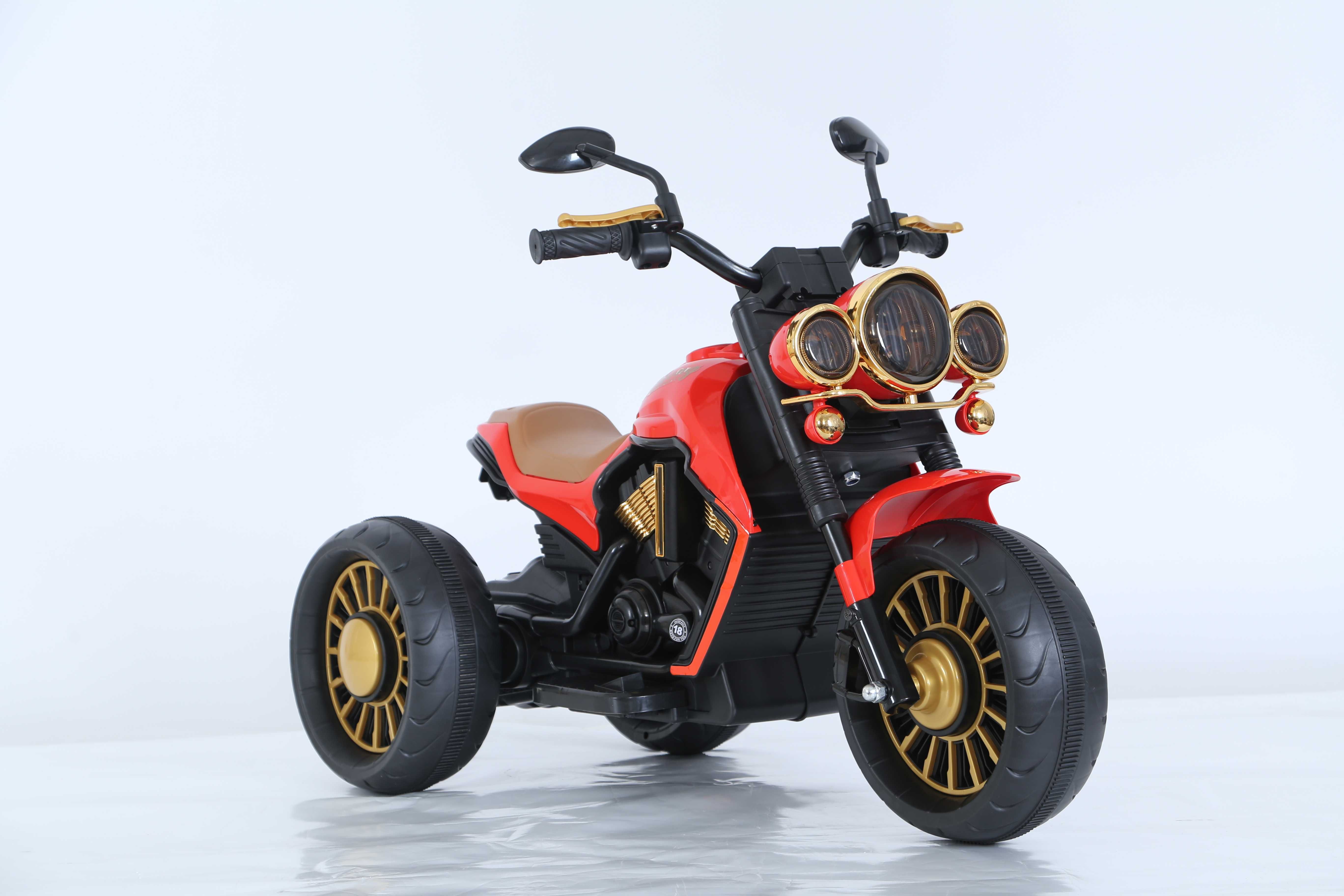 Motocicleta electrica cu 3 roti Kinderauto BJDL2388 2x 35W 6V, RC, RED