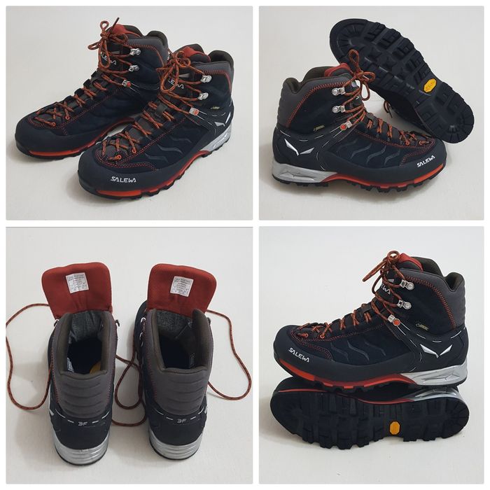 Bocanci Salewa Mountain Trainer Mid GTX Noi, ghete all season Gore Tex