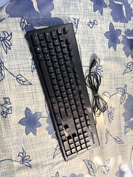 Klaviatura kuk podsvetkali kompyuter uchun USB kabellik