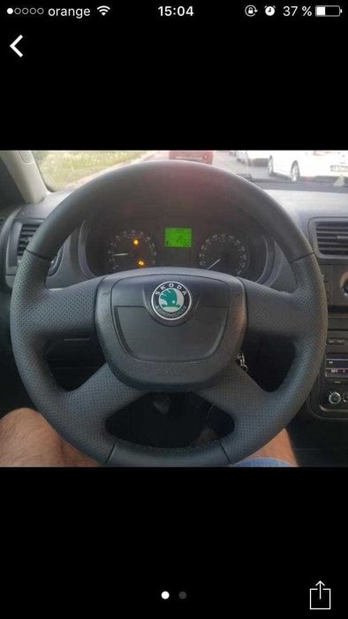 Volane Noi Piele Perforata - Orice Model Skoda