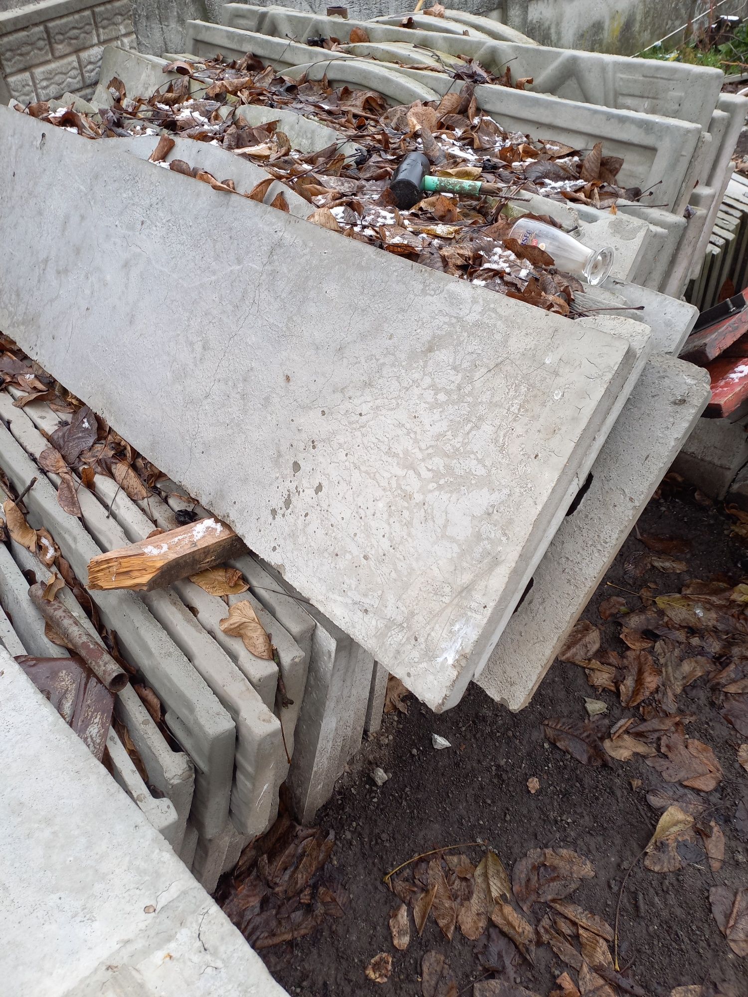 Placi beton fisurate