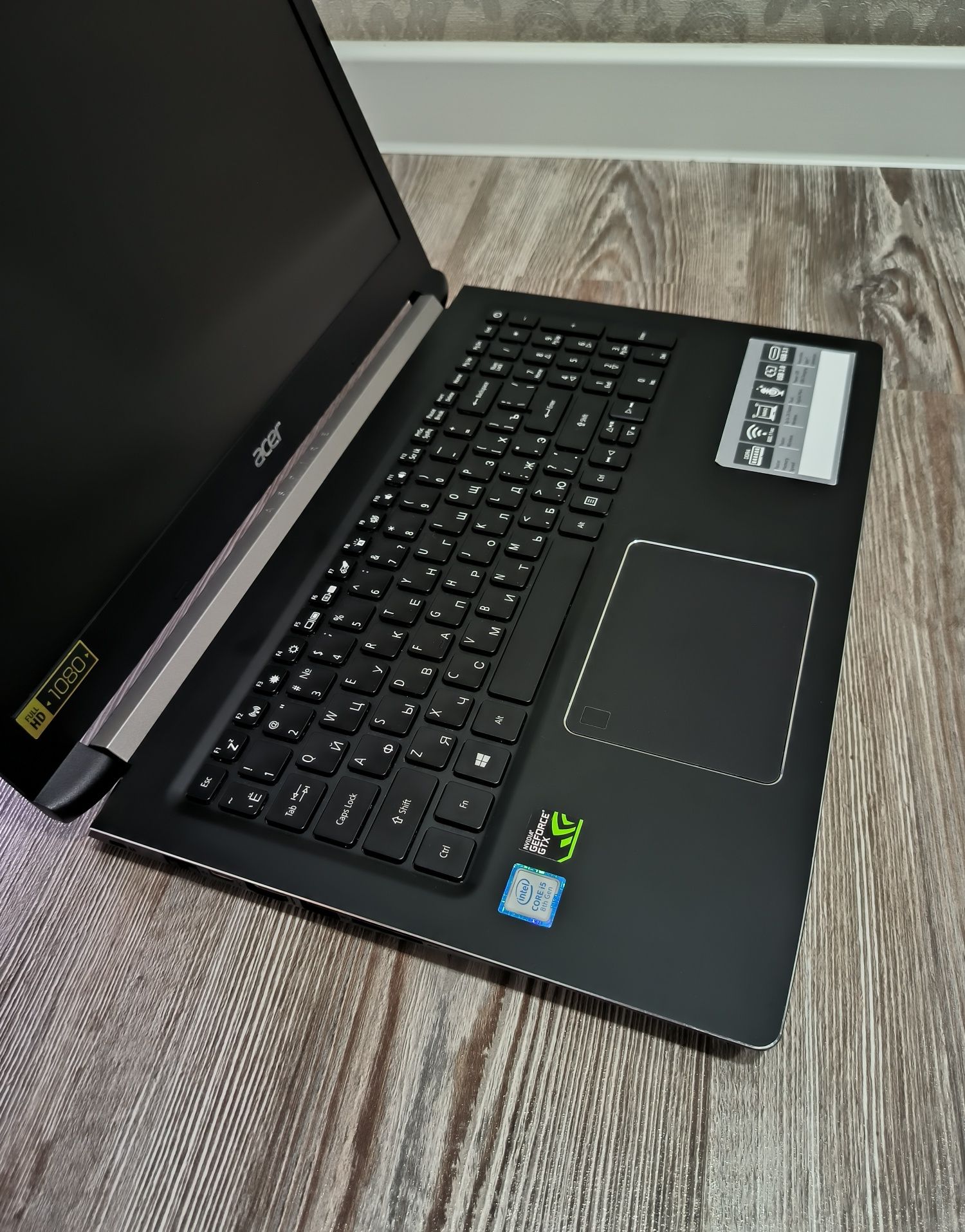 Ноутбук Acer Apsire Игровой|intel_i5-8300|GTX1050Ti|проц 8 ядер|Serial