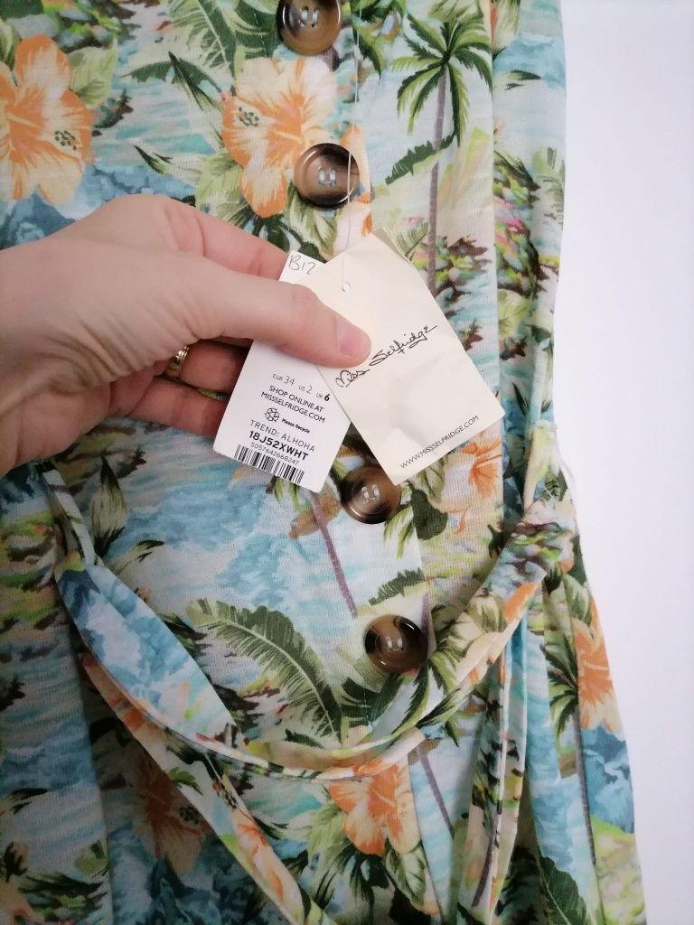 Rochie salopeta de vara, nr 34 sau XS, nouă cu eticheta