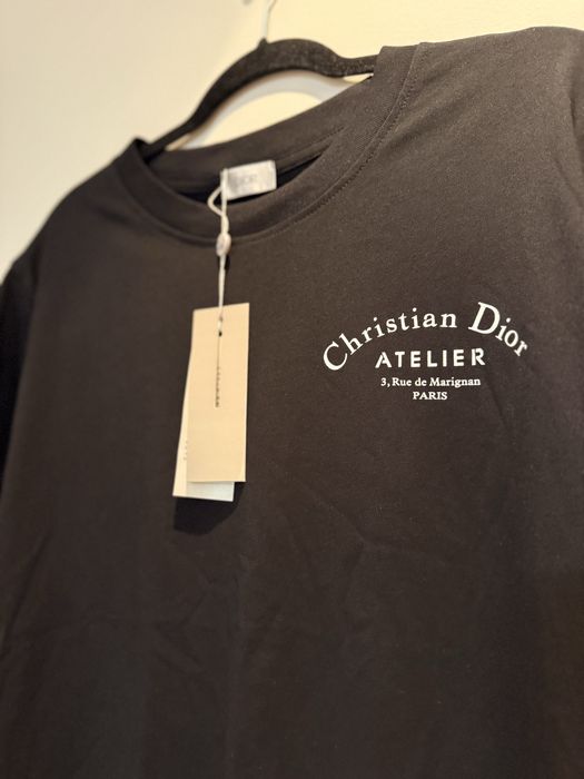 Tricou christian dior atelier negru