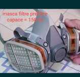 Mască 3M 6200 + filtre carbon prefiltre suprafiltre capace. Tot setul