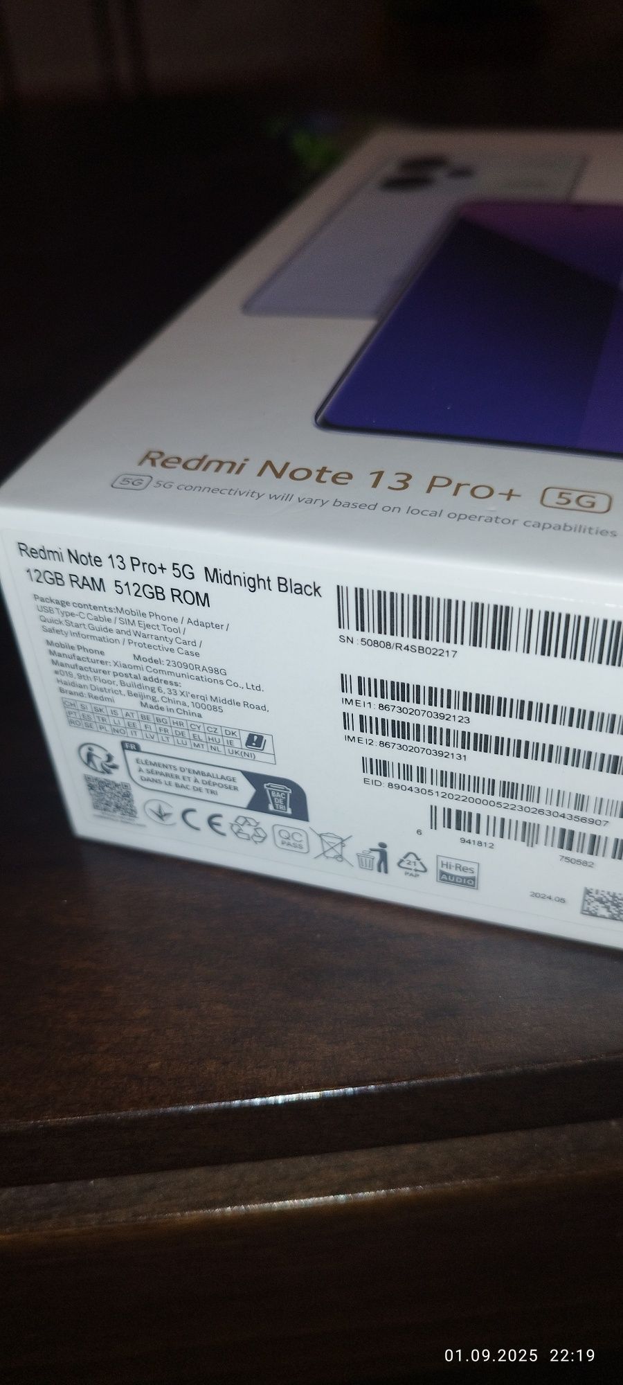 Xiaomi redmi note 13 pro + 5 g